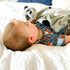 Monarch Store Bamboo Romper (Bootysuit) V3.0 SHORT SLEEVED : Paddington Baby